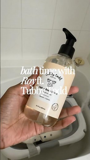 Baby Boy’s Bath Time Routine with Tubby Todd #bathtime