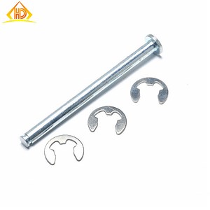 [Hot Item] Hot Sale M3*12 Clevis Lock Pin with Groove Flat Head Carbon Steel Zinc Galvanized Pivot Pins