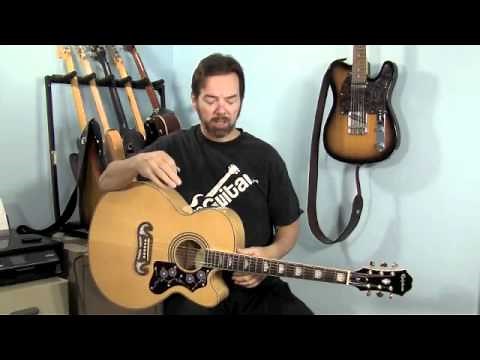 Epiphone EJ200 Acoustic Guitar Review | Unbiased Sound Test & Features Overview