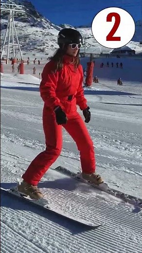 #10 Beginner Ski Exercise: Snowplow Stop Facing the Slope