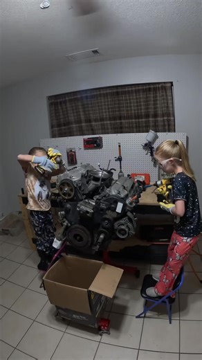 2.6K views · 360 reactions | #teachgirlsrealstuff ✅ engine rebuild. Their first complete engine rebuild and its for a good cause. #13 | recklessinkhydrographics | Facebook