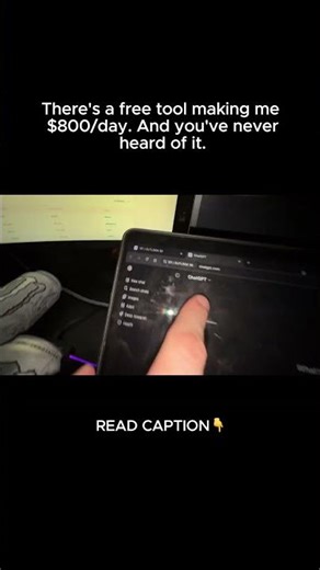 There's a free tool making me $800/day. And you've never heard of it. #500perday #ai #aihidden