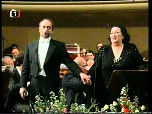 Caballé and Carreras in Prague - Die lustige Witwe (Lippen schweigen)