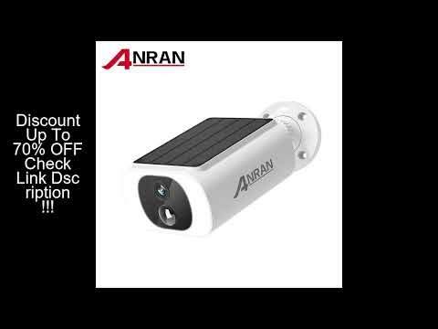 ANRAN 2K Solar Security Camera 3/5MP Outdoor Wireless 2.4G WIFI Camera Battery Cam Floodlight Color