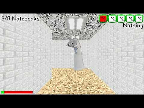 Playing a Baldi's basics full game public demo decompile mod