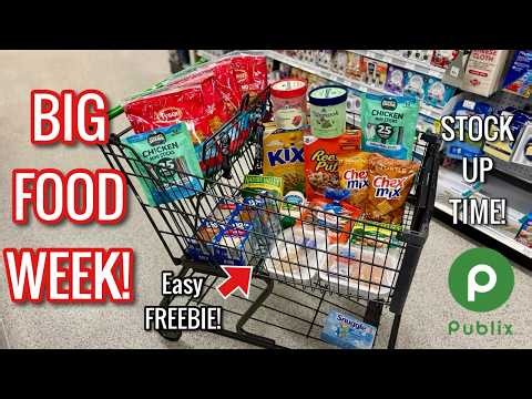 Publix Free & Cheap Grocery Couponing Deals & Haul| BIG FOOD WEEK! STOCK UP🙌🏾| 6/24-6/30 or 6/25-7/1
