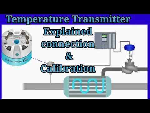 temperature transmitters, how they are connected in a control loop, and how they are calibrated.