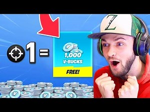 1 Elim = 1,000 *FREE* VBucks in Fortnite!