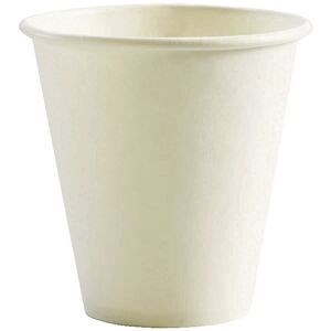 BioPak Single-wall Coffee Cups 8oz White 1000 Box