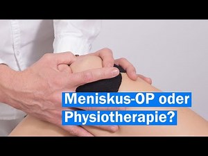 Meniscus surgery or not? | Arthroscopy | Degenerative meniscus tear | Study results