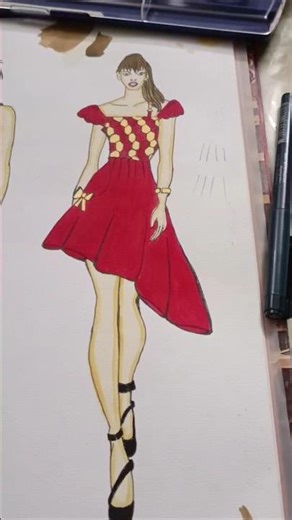 be a fashion designer draw an outfit and learn modern fashion designing #fashionsketch #fashion