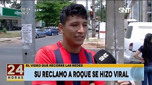 374K views · 7.3K reactions | Video viral de las redes sociales: Un reclamo peculiar de un cerrista a Roque Santa Cruz. Luego del súper clásico, Julio lanzó un video que se hizo viral de un “plagueo” sobre los goles del jugador @RoqueSantaCruz 樂. El motivo de ese video emocional te la relatará @marianolopezpy en este material   #24HorasSNT  #SNTPlay  www.snt.com.py/envivo | SNT Cerro Corá (Oficial) | Facebook