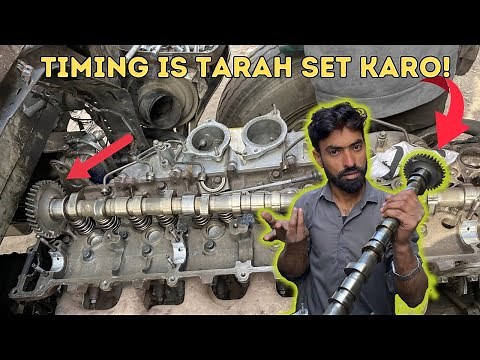 How to SET ISUZU FTR 6HH1 6HE1 Engine Camshaft Timing