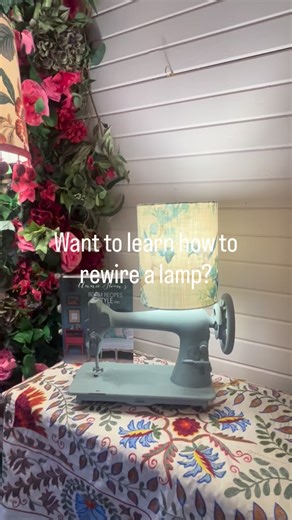 A huge thank you to @revivesewingmachine for coming into the studio and working their magic—turning this old sewing machines into the most beautiful, conversation-starting lamp. Proof that the best pieces always have a story (and a second life). 🧵💡 Want to learn how to re-wire an existing lamp yourself? Join us in the studio for this workshop on March 28th and bring along a lamp that needs some love, learn how to safely rewire it, and give it a full glow-up by creating a brand-new custom lamps