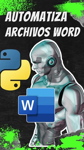 Crea archivos word con python. #python #programacion #pythonprogramming #microsoftword