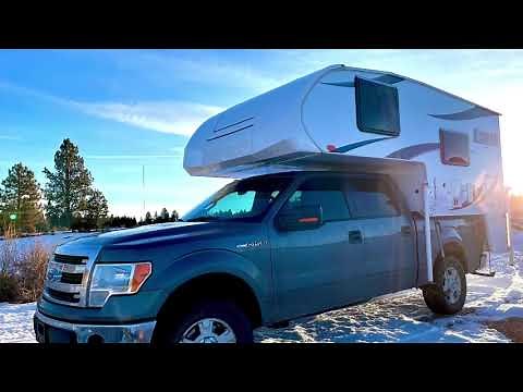 Best camper for a half ton truck! Lance 650 Inside tour.