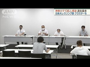 神奈川で過去最多 日体大レスリング部で集団感染も(20/08/16)