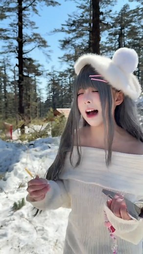 42K views · 1.7K reactions | It's not smoking, it's just candy. #cosplay #cute #shimianxiong #insomniabear #littlebear | Kawaii Cosplay | Facebook