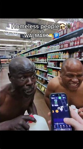 Homeless people vs Walmart 💪🏻🏈# funny #florida #prank #shitpost #explore