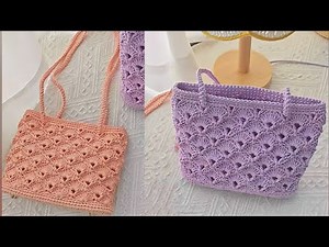 Easy Crochet Shell Bag Tutorial – Beautiful & Beginner-Friendly