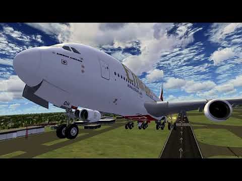 Emirates Airbus A380-800 Freeware Add-on for FSX