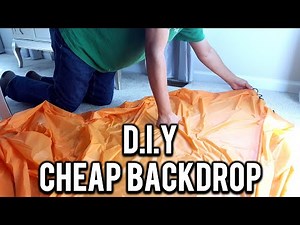 DIY: CHEAP BACKDROPS USING PLASTIC TABLECLOTHS | DIY CHEAP PHOTOGRAPHY BACKDROP | DIY CHEAP BACKDROP