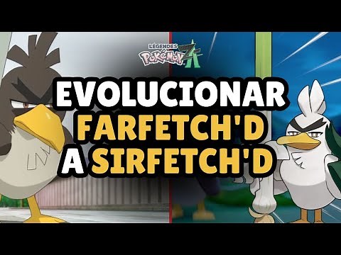 🗡️ How to FIND and EVOLVE Galarian FARFETCH'D into SIRFETCH'D in Pokémon Legends Z-A