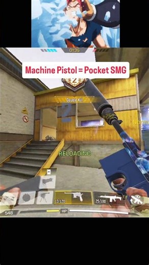 Machine Pistol = Pocket SMG in CODM 🔥 #codm #snd #shorts