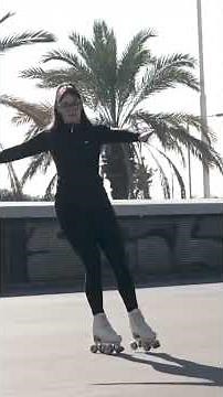 SPIN on 4-WHEEL SKATES 💫