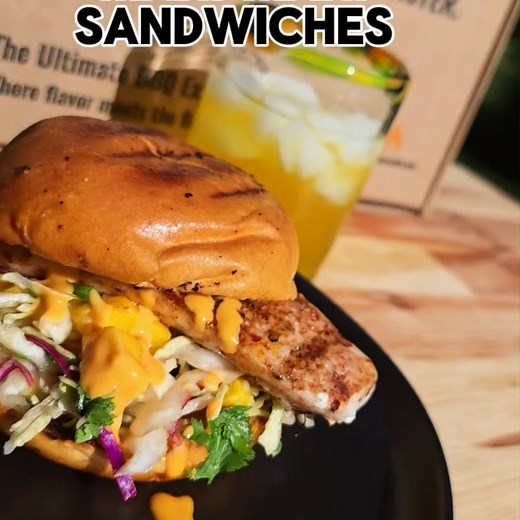 Enjoy these delicious grilled mahi mahi sandwiches, prepared by @the_daily_mo_ using the Backyard BBQ Bliss box from Grill Masters Club. Visit www.grillmastersclub.com for the best in grilling merch, tools, rubs, sauces, subscriptions, and more. 🔥 #grillmastersclub #grillmaster #bbq #grilledfish #mahimahi | Grill Masters Club