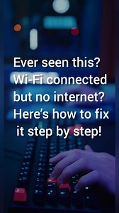 18K views · 98 reactions | Wi-Fi Connected but No Internet?  Don’t...