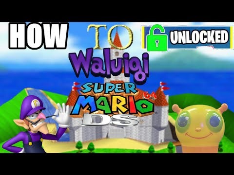 How to unlock Waluigi in Super Mario 64 DS