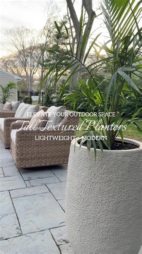 Modern Lightweight Patio Planters for Your Outdoor Space