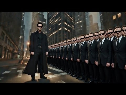 Neo VS 100 Smith Agents Fight
