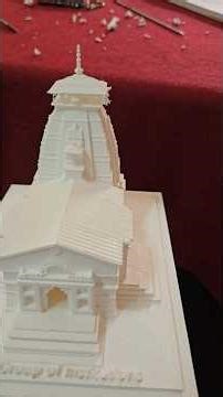 3D printed Kedarnath Temple | Design in Fusion360 Softaware