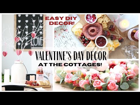 Simple Valentine's Day Decor ~ DIY Valentine's Day Decor ~ Valentine's Day at the Cottages