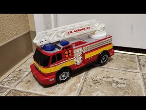 2011 Road Rippers Rush & Rescue 12 in' M.I.F.D Fire Ladder Truck (UK version)