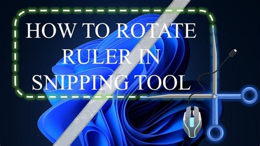 How to rotate ruler in snipping tool #snippingtool #snip&sketch #ruler #rotate #screenshot #tutorial