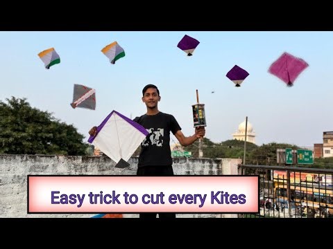 Easy trick to cut every kites | Step by Step Kite cutting