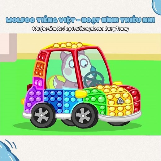 Wolfoo làm Xe Pop It siêu ngầu cho Baby Jenny 🤩 #shorts