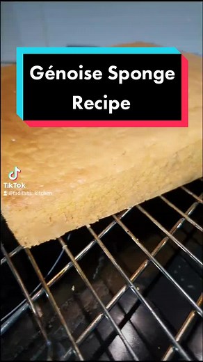 Génoise Sponge Cake Recipe for French Desserts | Fadilah's Kitchen