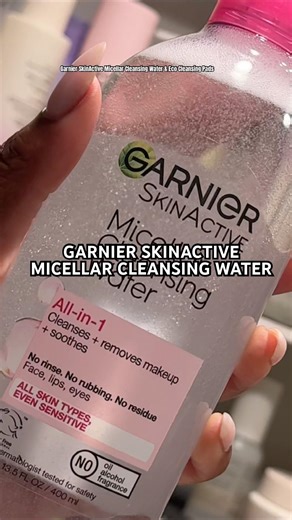 Review of Garnier Micellar Cleansing Water & Eco Cleansing Pads | Perfect For Lazy Skincare Moments
