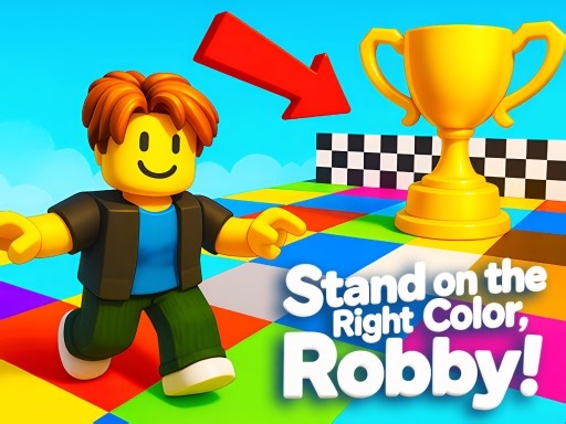 Play Stand on the Right Color, Robby! | Free Online  Games. KidzSearch.com