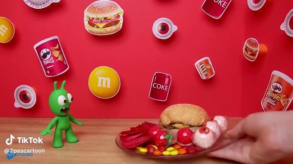 Black Pink Ice Cream Vending Machine - Green Alien Pea Pea - Cartoon For Kids #PeaPeaCartoon #Cartoon #KidCartoon #TiktokKids #Trend #Foryou Part11