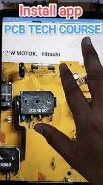 PCB TECH, Hitachi inverter AC PCB Repair #electronic