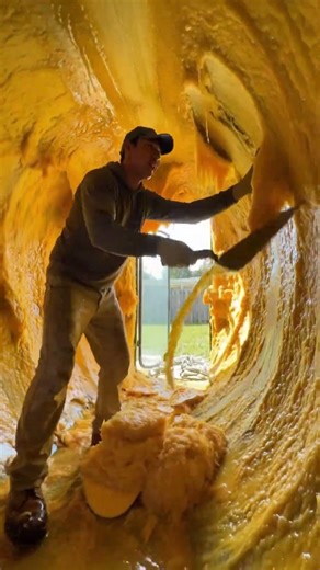 This Mango Started GLOWING 😳💡#shorts #viral #satisfying #glow