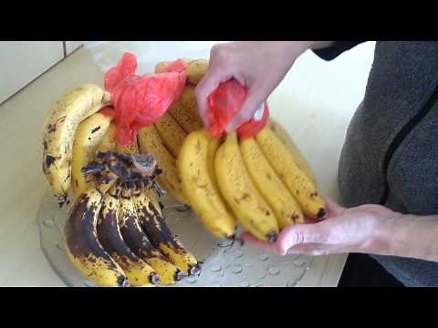 Banana Tips and Tricks For Storage -- Slow Down Ripening!