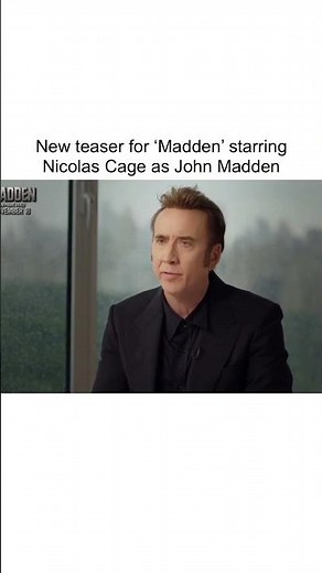 New teaser for ‘Madden’ starring Nicolas Cage as John Madden