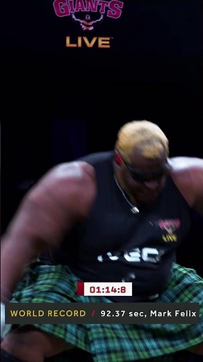 HERCULES HOLD WORLD RECORD ATTEMPTS #markfelix #herculeshold #giantslive