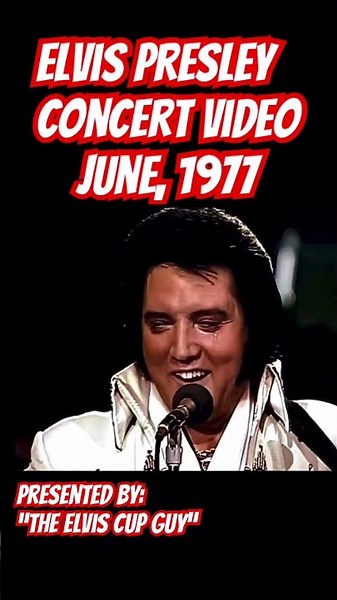 Elvis Presley Concert video 1977 #elvispresley #elvis #theelviscupguy #shorts #oldies #trump #vinyl
